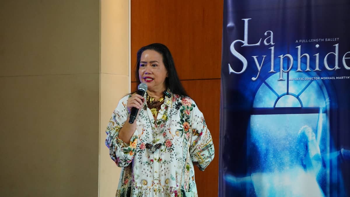 Ballet Philippines president Kathleen Liechtenstein.